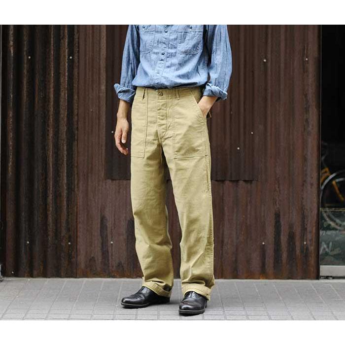 予約商品(お届け予定 3月頃以降) orSlow オアスロウ カーキ ベージュ ファティーグパンツ 5002 ベイカーパンツ レギュラーフィット (01-5002-40-RESERVE) 予約商品(お届け予定 3月頃以降) orSlow オアスロウ カーキ ベージュ ファティーグパンツ 5002 ベイカーパンツ レギュラーフィット (01-5002-40-RESERVE)