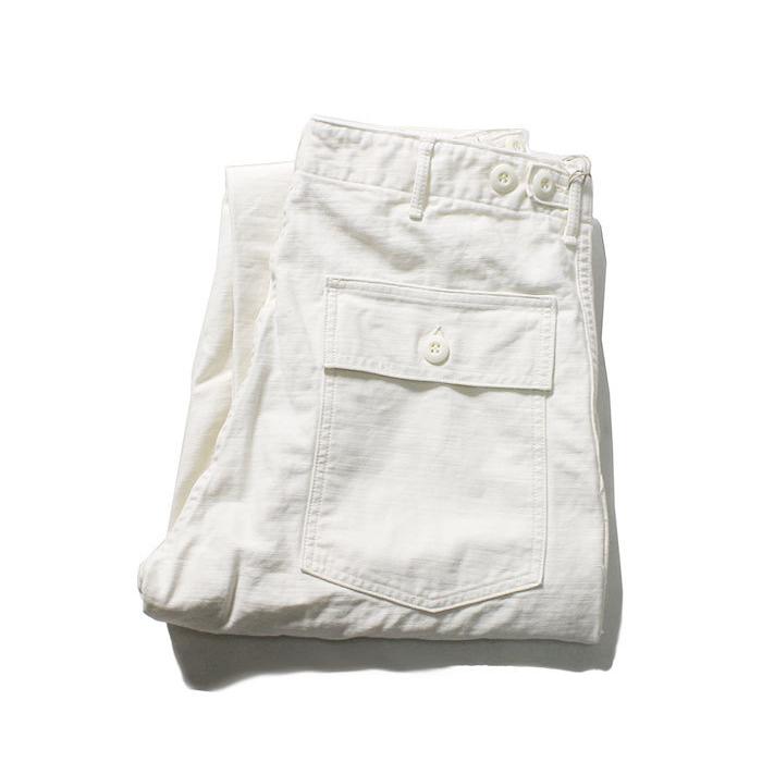 orSlow オアスロウ　ファティーグパンツ エクリュ orSlow オアスロウ エクリュ レギュラーフィット ファティーグ