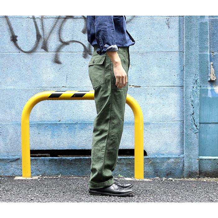 orSlow オアスロウ ファティーグパンツ 5002 ベイカーパンツ レギュラーフィット US ARMY FATIGUE PANTS Button Fly (01-5002-16)｜andpheb｜09