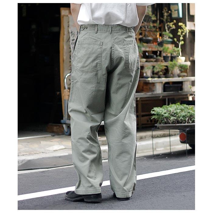 orSlow オアスロウ サマー ファティーグ パンツ グリーン SUMMER orSlow オアスロウ サマー ファティーグ パンツ グリーン SUMMER