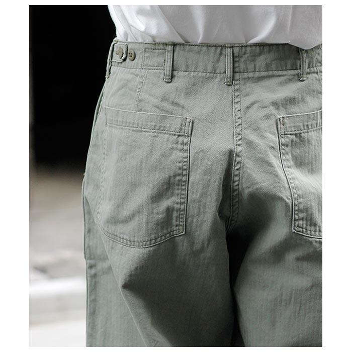 orSlow オアスロウ サマー ファティーグ パンツ グリーン SUMMER orSlow オアスロウ サマー ファティーグ パンツ グリーン SUMMER