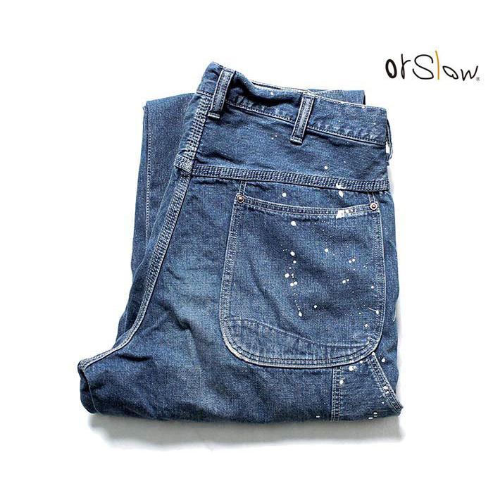 orSlow オアスロウ ペインターパンツ デニム ユーズド加工 orSlow オアスロウ ペインターパンツ デニム ユーズド加工