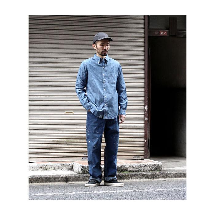 orSlow（オアスロウ） ペインターパンツ デニム ユーズド加工 ペイント