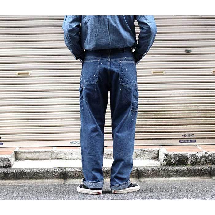 orSlow（オアスロウ） ペインターパンツ デニム ユーズド加工 ペイント