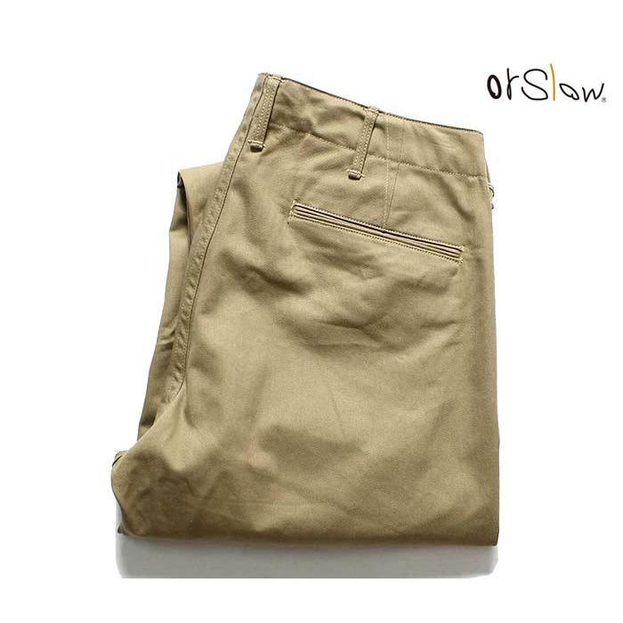 orSlow オアスロウ チノパン スリムフィット アーミートラウザー