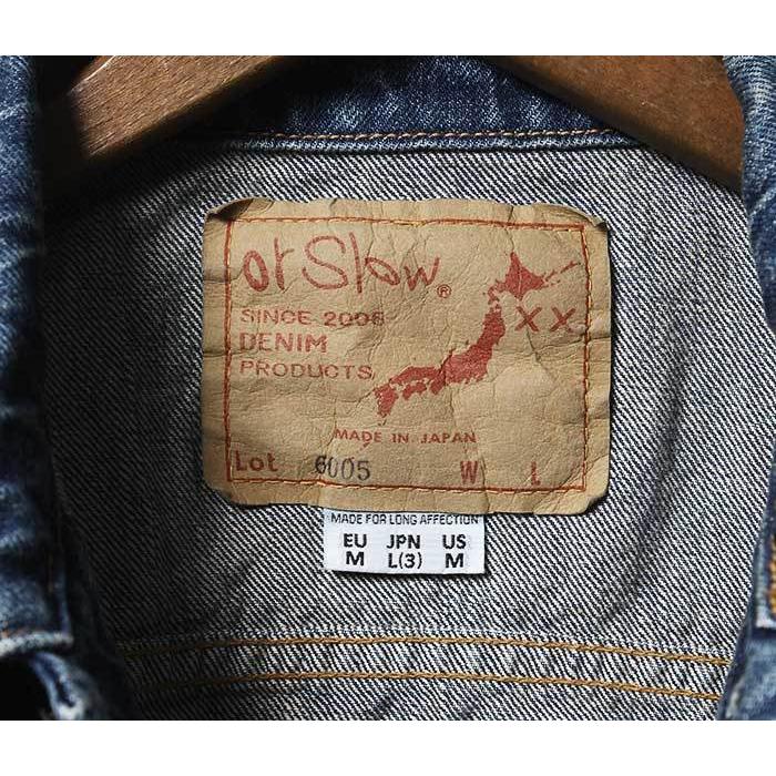 オアスロウ 3rdタイプ ユーズド加工　XL orSlow オアスロウ ジージャン デニムジャケット 3rd type