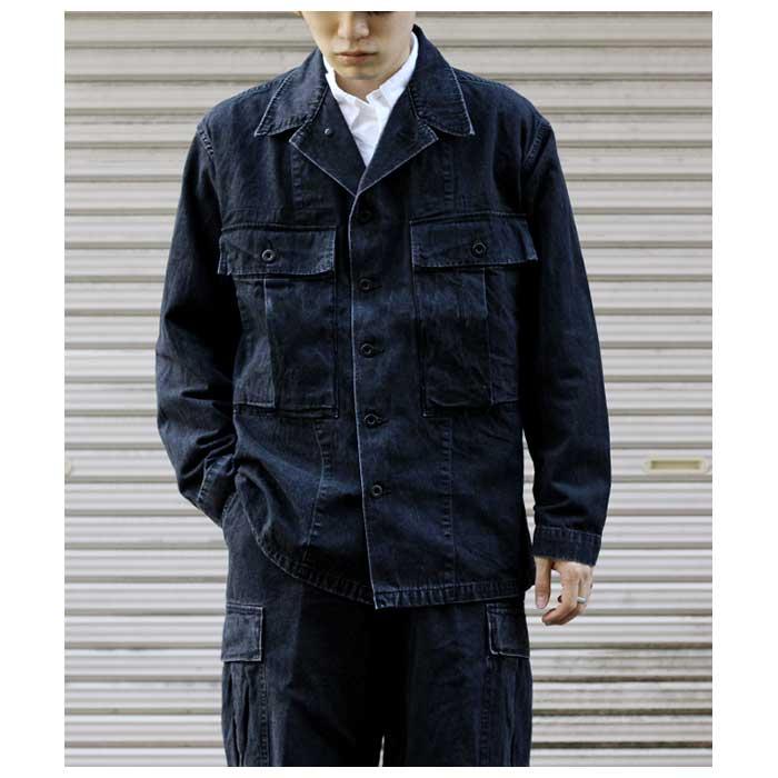 orSlow（オアスロウ） M-43 ブラックデニム ジャケット US ARMY M43