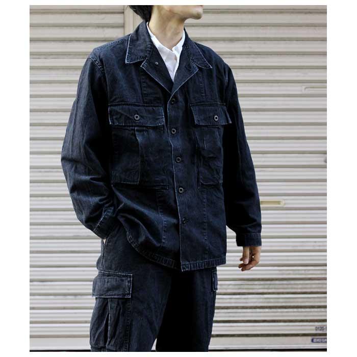 orSlow（オアスロウ） M-43 ブラックデニム ジャケット US ARMY M43