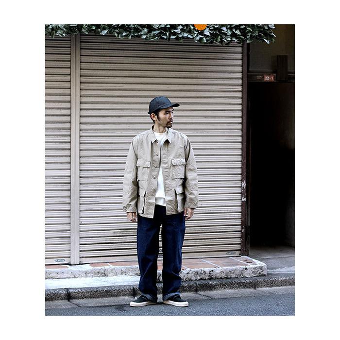 美品　orslow オアスロウ BDUジャケット　ベージュ　サイズ2 日本製 orSlow（オアスロウ） ベージュ BDU ジャケット ファティーグ