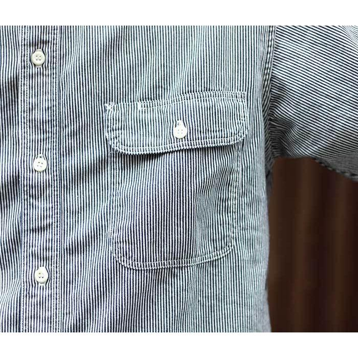 orSlow（オアスロウ） ヒッコリー ストライプ ワークシャツ HICKORY