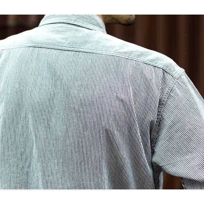 orSlow（オアスロウ） ヒッコリー ストライプ ワークシャツ HICKORY
