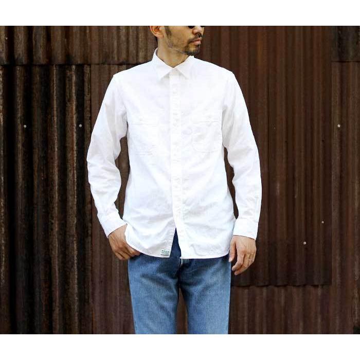 orSlow オアスロウ ホワイトシャンブレー ワークシャツ 01-8070