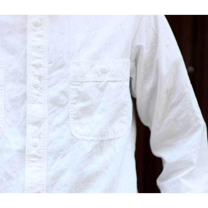 orSlow オアスロウ ホワイトシャンブレー ワークシャツ 01-8070
