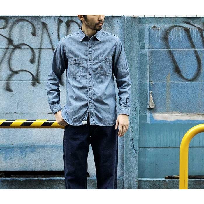 orSlow オアスロウ シャンブレー ワークシャツ 01-8070 CHAMBRAY WORK