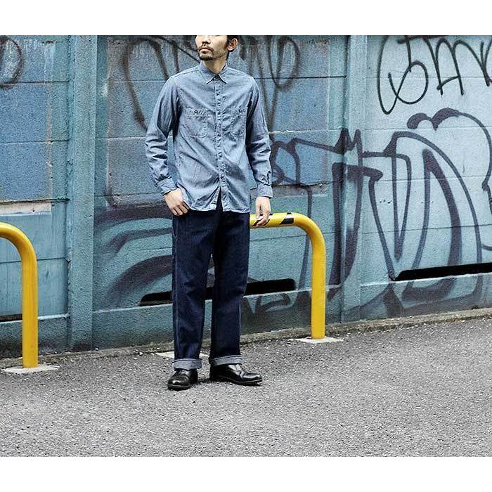 orSlow オアスロウ シャンブレー ワークシャツ 01-8070 CHAMBRAY WORK