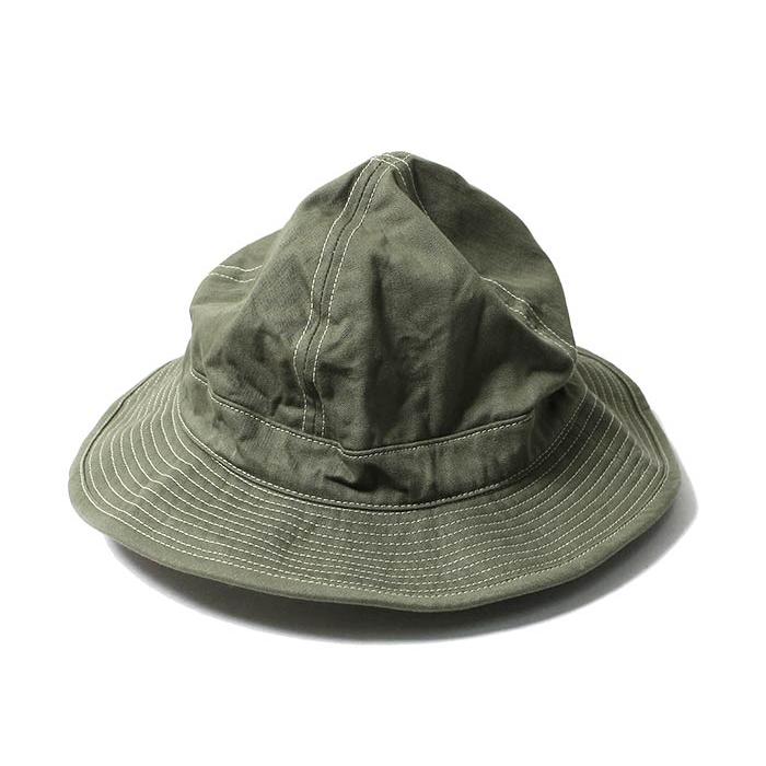 orSlow オアスロウ US NAVY HAT グリーン　ヘリンボーン　1 orSlow オアスロウ ハット U.S.NAVY グリーンヘリンボーン