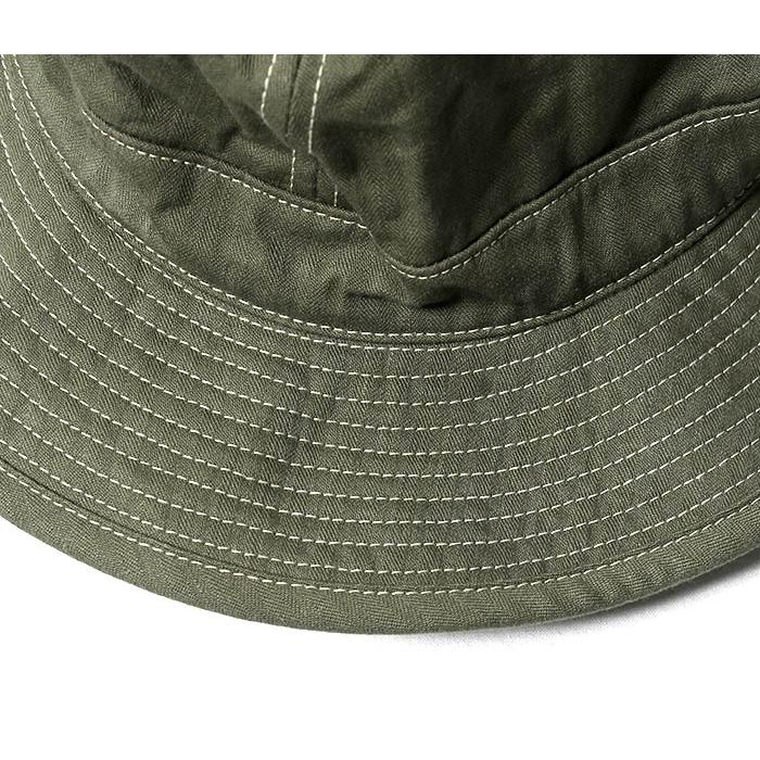 orSlow オアスロウ US NAVY HAT グリーン　ヘリンボーン　1 orslow[オアスロウ] US NAVY HAT HERRINGBONE [03--001-16A