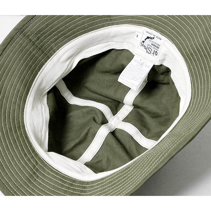 orSlow オアスロウ US NAVY HAT グリーン　ヘリンボーン　1 orSlow オアスロウ ハット U.S.NAVY グリーンヘリンボーン
