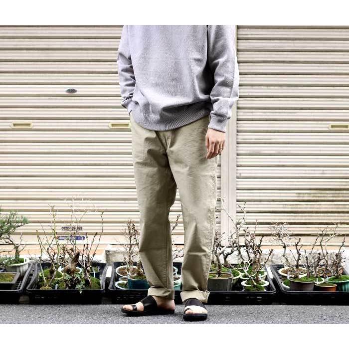 orSlow（オアスロウ） ベージュ リップストップ ニューヨーカーパンツ