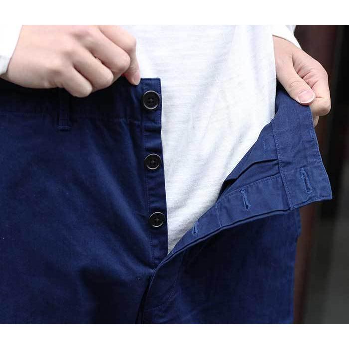 orSlow（オアスロウ） フレンチワークパンツ ブルー BLUE 03-5000