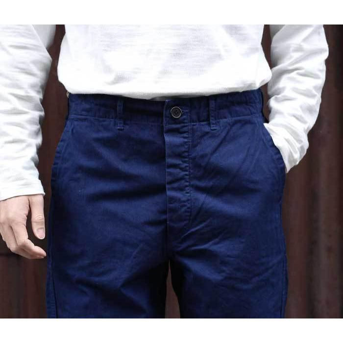 orSlow（オアスロウ） フレンチワークパンツ ブルー BLUE 03-5000