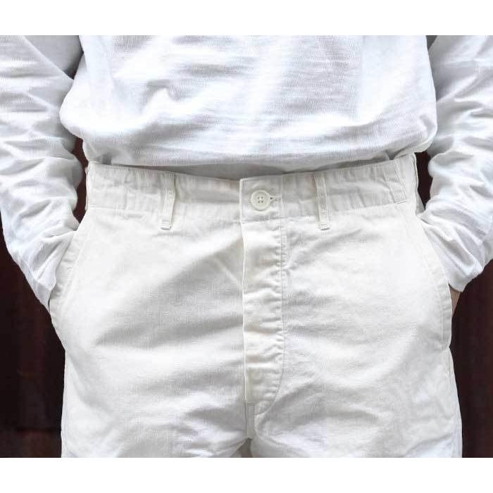 orslow[オアスロウ]　エクリュツイルペインターパンツ　オフホワイト orSlow（オアスロウ） 予約商品(お届け予定 3月頃以降) エクリュ オフ