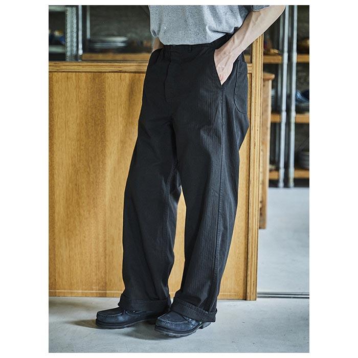 orSlow オアスロウ フレンチワークパンツ ブラック