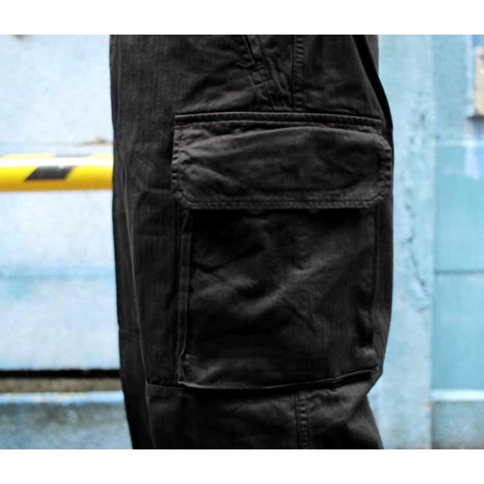 orSlow（オアスロウ） M-47 フレンチアーミー カーゴパンツ ブラック