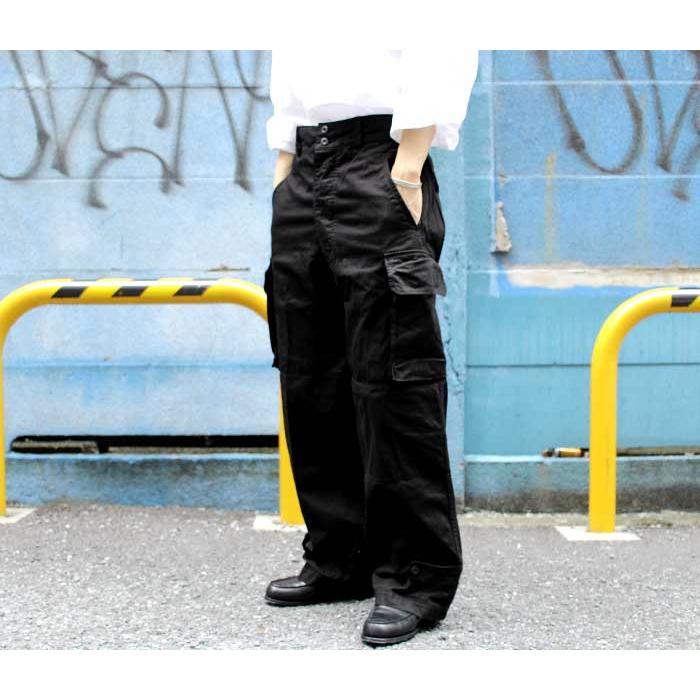 orSlow ブラックカーゴパンツ Lサイズ orSlow オアスロウ ブラックデニム 6ポケット ジャングル