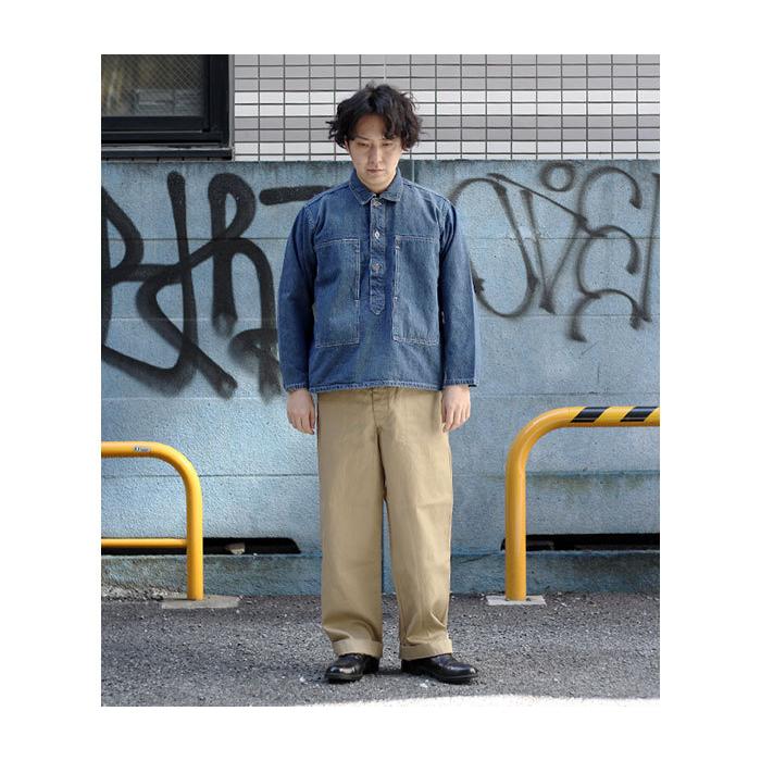 orSlow（オアスロウ） PW プルオーバー ジャケット デニムユーズド 03