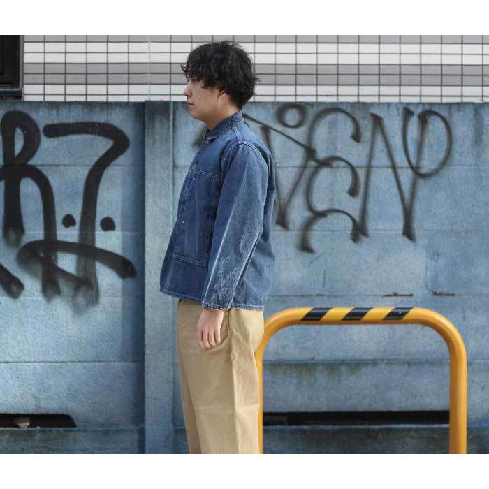 orSlow（オアスロウ） PW プルオーバー ジャケット デニムユーズド 03