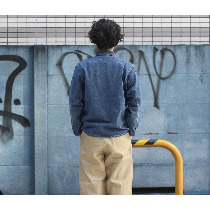 orSlow オアスロウ PW プルオーバー ジャケット デニムユーズド