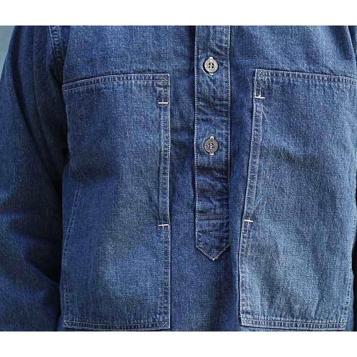 orSlow（オアスロウ） PW プルオーバー ジャケット デニムユーズド 03