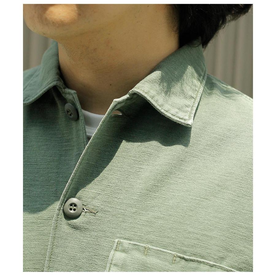 BOWWOW ミリタリーシャツ オリーブグリーン BOWWOW ミリタリーシャツ オリーブグリーン