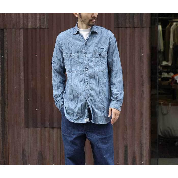 orSlow　 SHIRT　オアスロウ　シャツ　別注 orSlow シャツ orSlow/オアスロウ BLACK DENIM WESTERN SHIRT