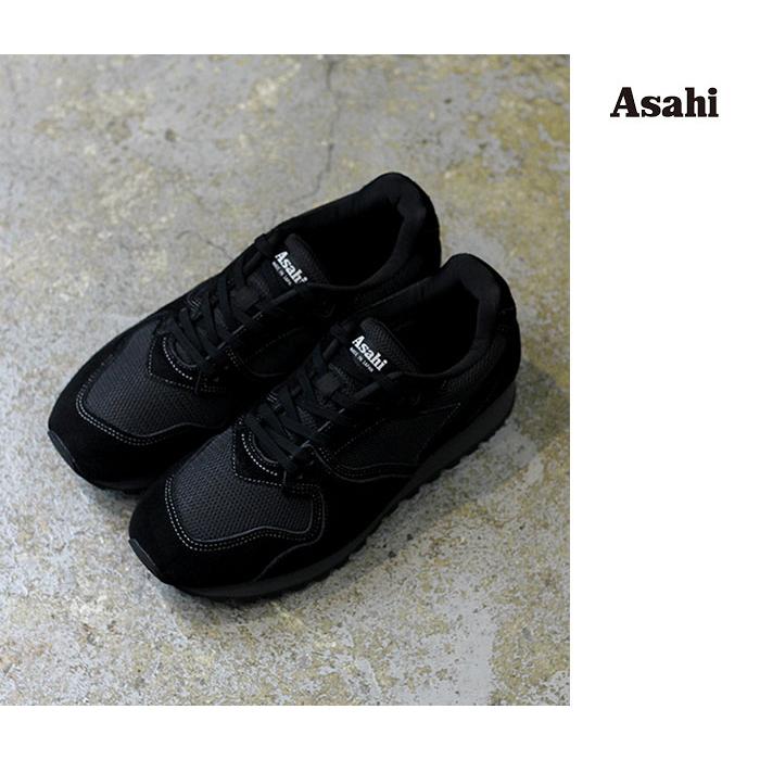 アサヒ ASAHI TRAINER 3 BLACK トレーナー3 ブラック スニーカー (033 
