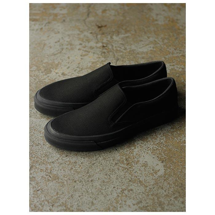 アサヒ ASAHI ブラック デッキ スリッポン DECK SLIP-ON - Black (040 