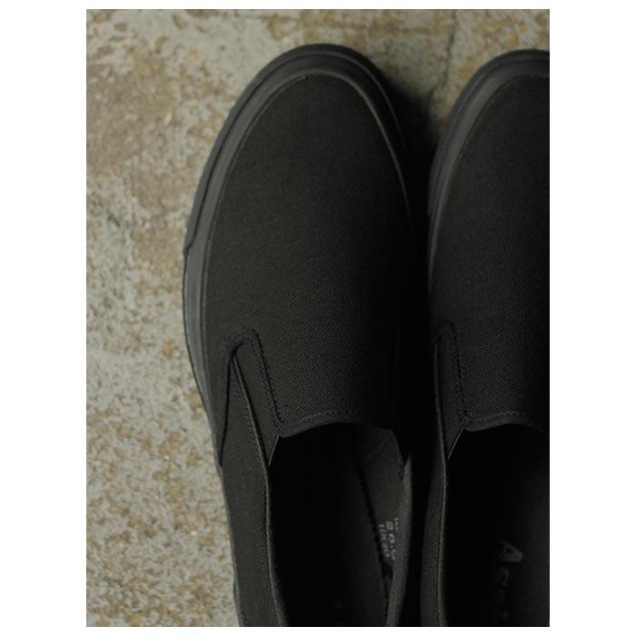 アサヒ ASAHI ブラック デッキ スリッポン DECK SLIP-ON - Black (040
