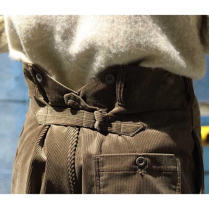 Scye（サイ） コーデュロイ ハイバック トラウザーズ 2022FW COTTON