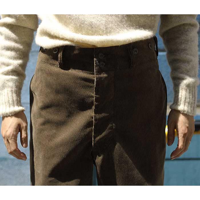 Scye（サイ） コーデュロイ ハイバック トラウザーズ 2022FW COTTON