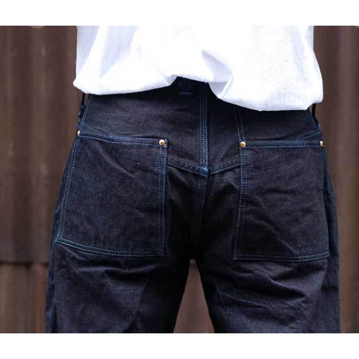 TENDER Co. 132TAPERED WOAD (ウォード染め) テンダー TENDER Co. ウォード染め ワイド デニム ジーンズ WOAD