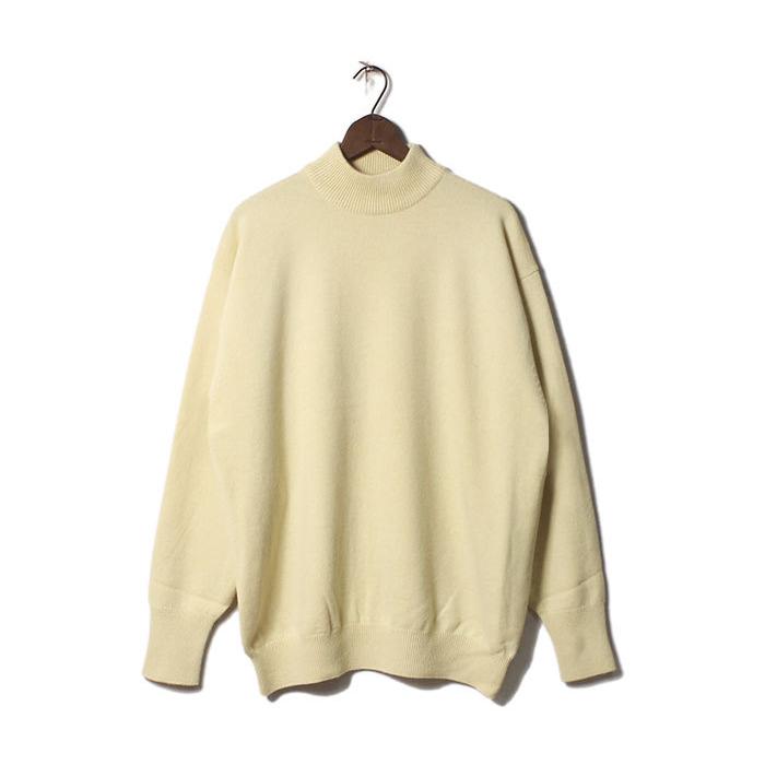 HERILL ヘリル ニット カシミヤ モックネック セーター イエロー CASHMERE MOCKNECK KNIT SWEATER YELLOW (19-070-8020-31-YELLOW)｜andpheb｜07