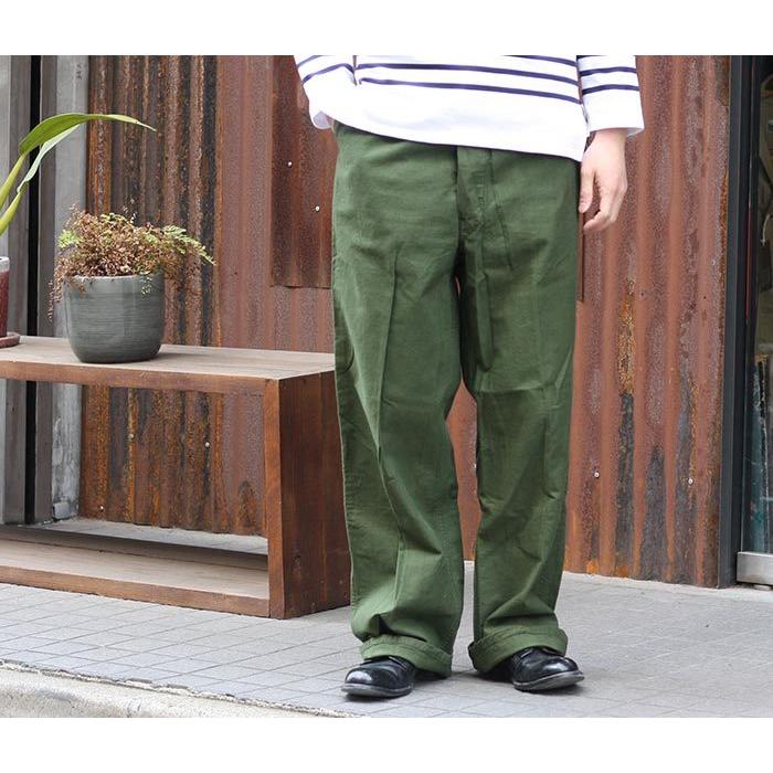 デッドストック DEADSTOCK スウェーデン製 1950年代 スウェディッシュアーミーフィールドトラウザーズ (1950-SWEDISH-ARMY-TROUSERS) |  | 01
