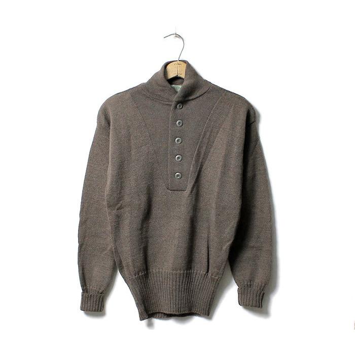 デッドストック DEADSTOCK アメリカ製 80's U.S ARMY ウール100% プルオーバー 5ボタンセーター (1980-US-5BUTTON-SWEATER) | VINTAGE | 02