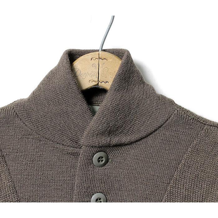 デッドストック DEADSTOCK アメリカ製 80's U.S ARMY ウール100% プルオーバー 5ボタンセーター (1980-US-5BUTTON-SWEATER) | VINTAGE | 04