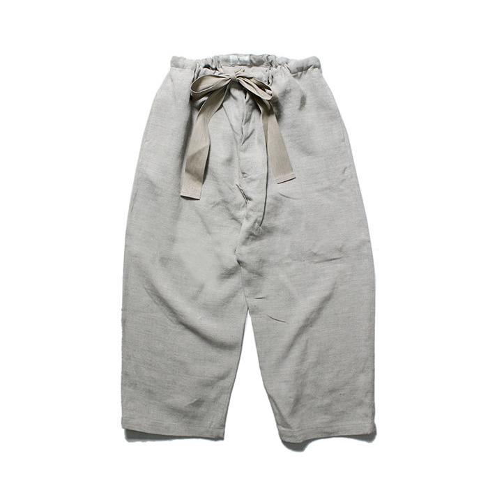 HERILL ヘリル イージーパンツ リネン キャンバス ベージュ LINEN CANVAS EASY PANTS (20-030-8040-11-BEIGE)｜andpheb｜02