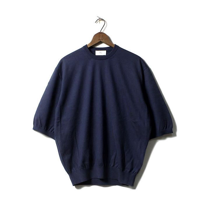 HERILL ヘリル ニット 半袖 コットン クルーネック COTTON CREWNECK (20-080-8040-11)｜andpheb｜04