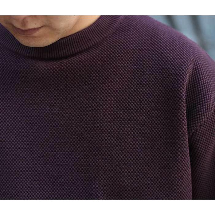 クレプスキュール crepuscule モスステッチ ロングスリーブ 鹿の子