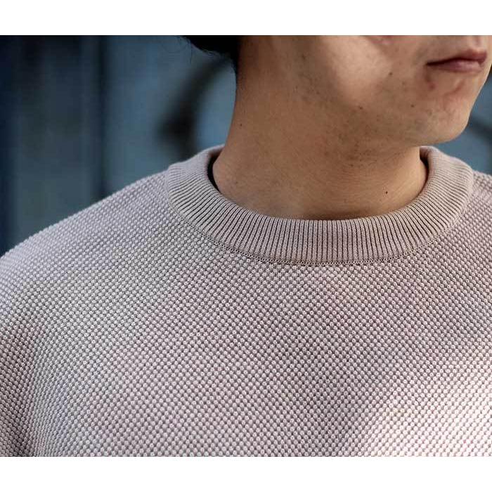 クレプスキュール crepuscule モスステッチ ロングスリーブ 鹿の子