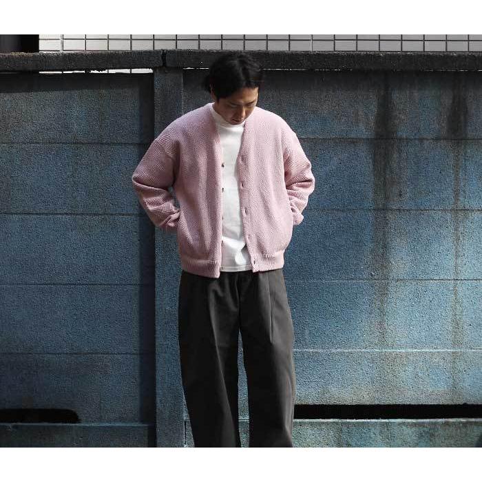 クレプスキュール crepuscule モスステッチ カーディガン 鹿の子 クレプスキュール crepuscule モスステッチ カーディガン 鹿の子